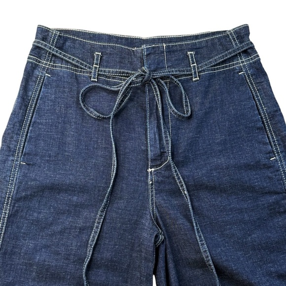 ANTHROPOLOGIE Pilcro and the Letterpress High-Rise Wide-Leg Jeans 27 - Picture 4 of 11